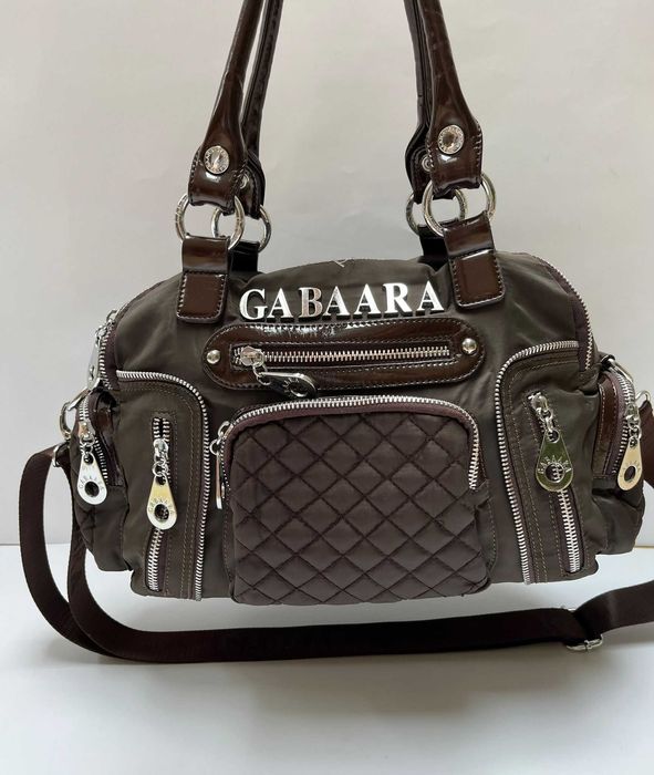 Brązowa torebka shopperka Y2K vintage Gabaara