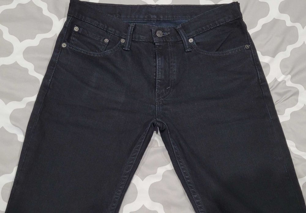 Męskie Czarne Spodnie LEVI'S 32/34 - ORYGINALNE, JAK NOWE !!!
