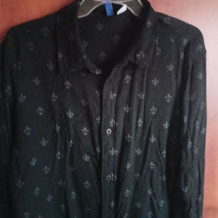 Czarna koszula młodzieżowa S