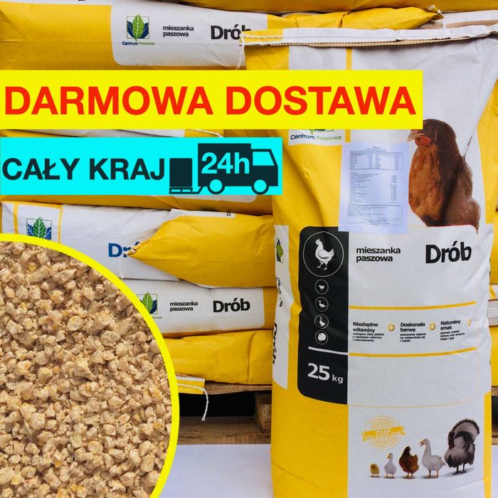Pasza dla kur niosek 17% białka 25kg karma pełnowartościowa kura kury