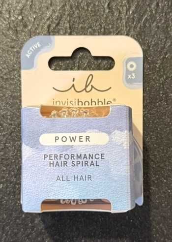 Invisibobble Power spiralna gumka do włosów przezroczysta 3 sztuki