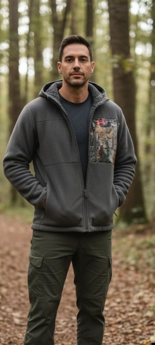 Оригинальная флисовая куртка от Under armour sherpa р.M 50