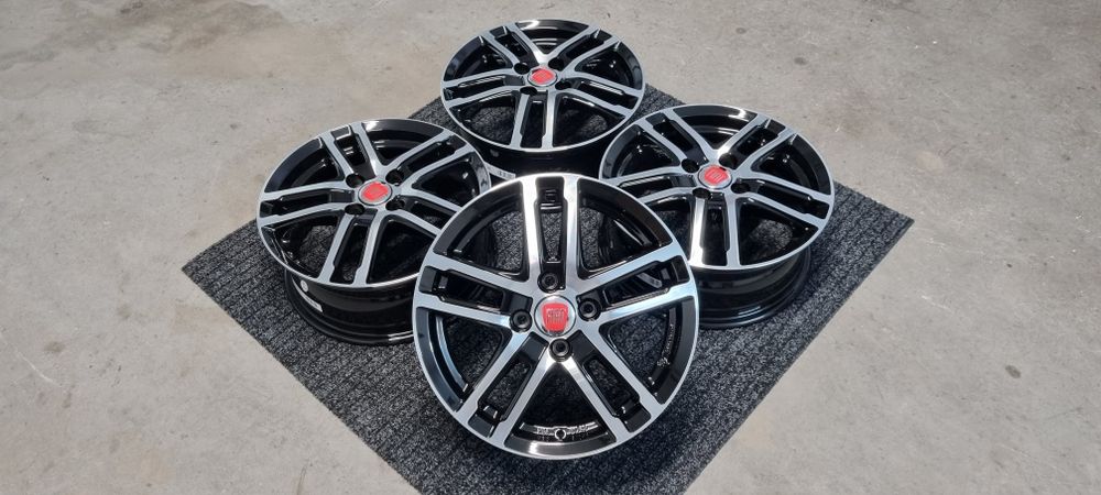 Fiat Sedici 15" Felgi aluminiowe 5x114.3 Sedici Czarny Poler alufelgi