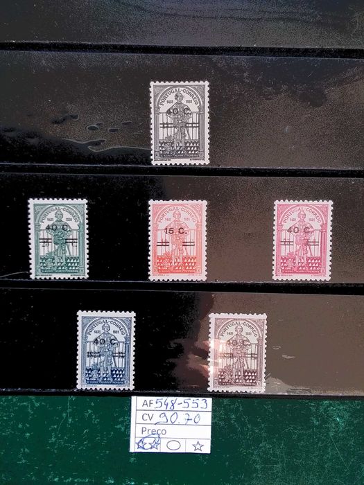 1933 D° Nuno Álvares Pereira Com Subretaxa MNH **