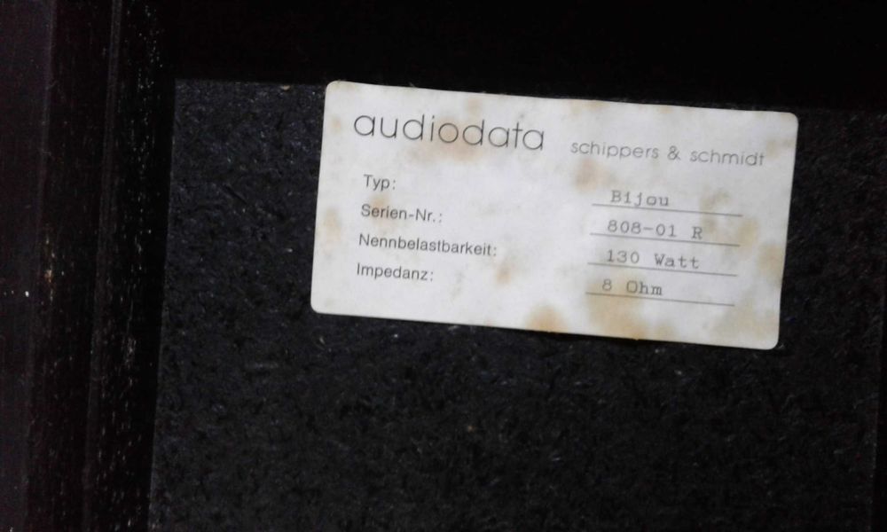 AUDIODATA BIJOU,kolumny głośnikowe ,dynaudio