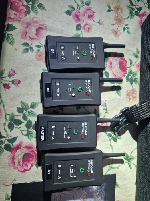 Zestaw bezprzewodowy sędziowski Spintso Refcom 4set