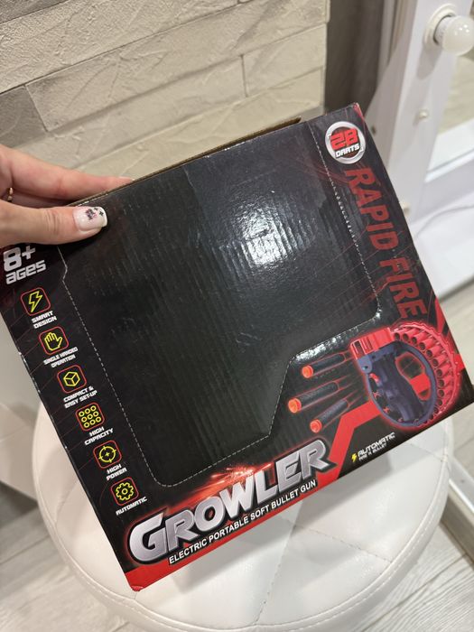 Автоматичний кулемет Growler Бластер Автомат