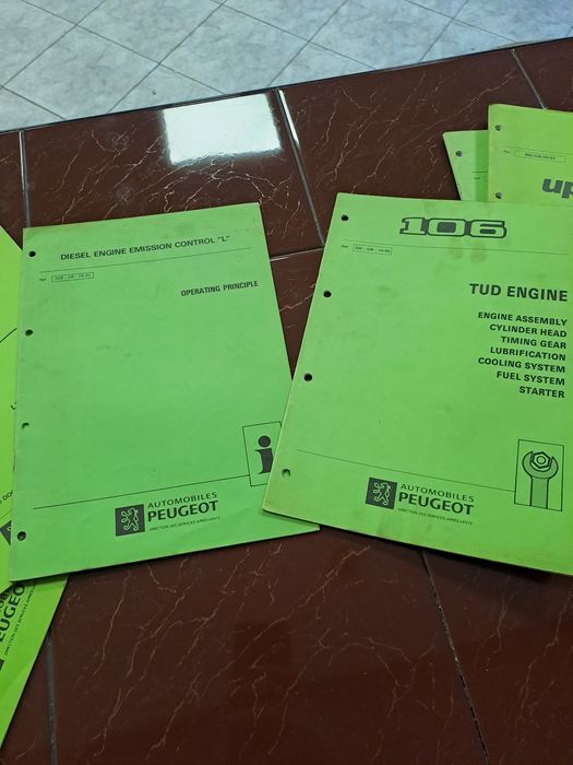 Dokumentacja serwisowa Peugeot 106, serwisówki