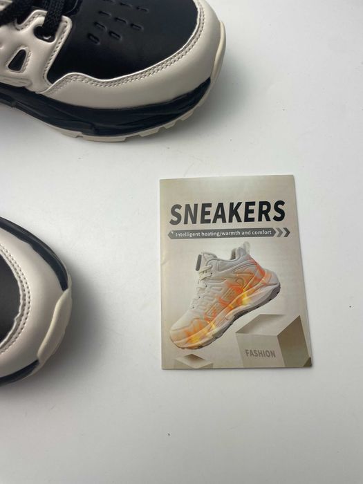 Ogrzewane sneakersy podgrzewane na zimę trapery buty zimowe [911]