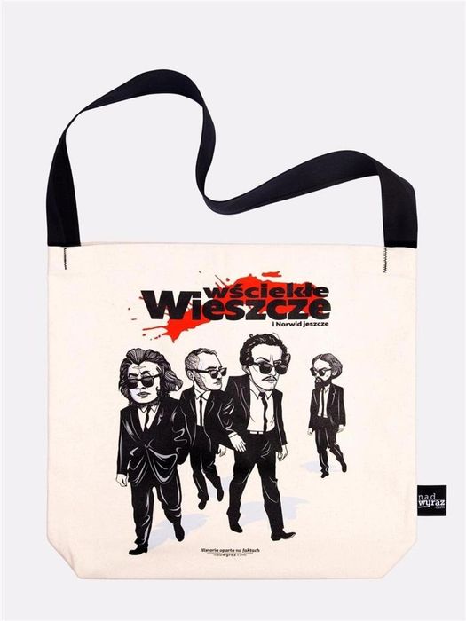 Torba bawełniana ecru Wściekłe wieszcze