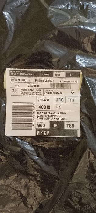 renault clio tapetes originais novos