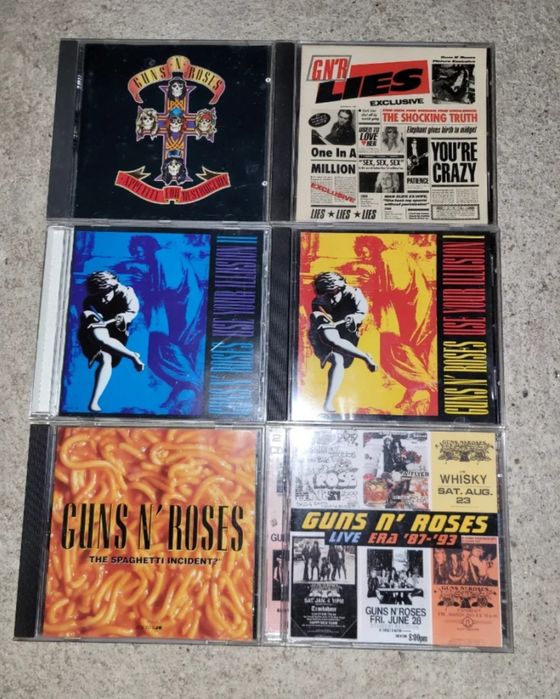 6 cds guns n roses