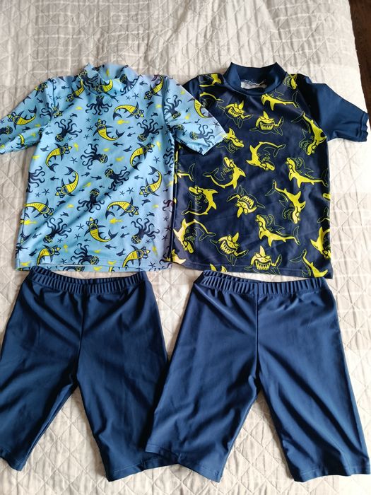 Strój kąpielowy UV, r. 116 - 122 do wody 2 szt