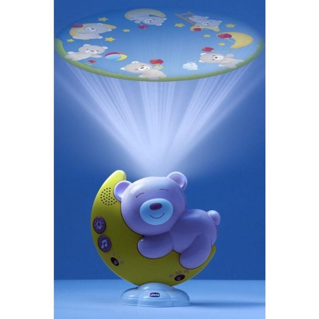Дитячий мобіль з проєктором Chicco, білий шум