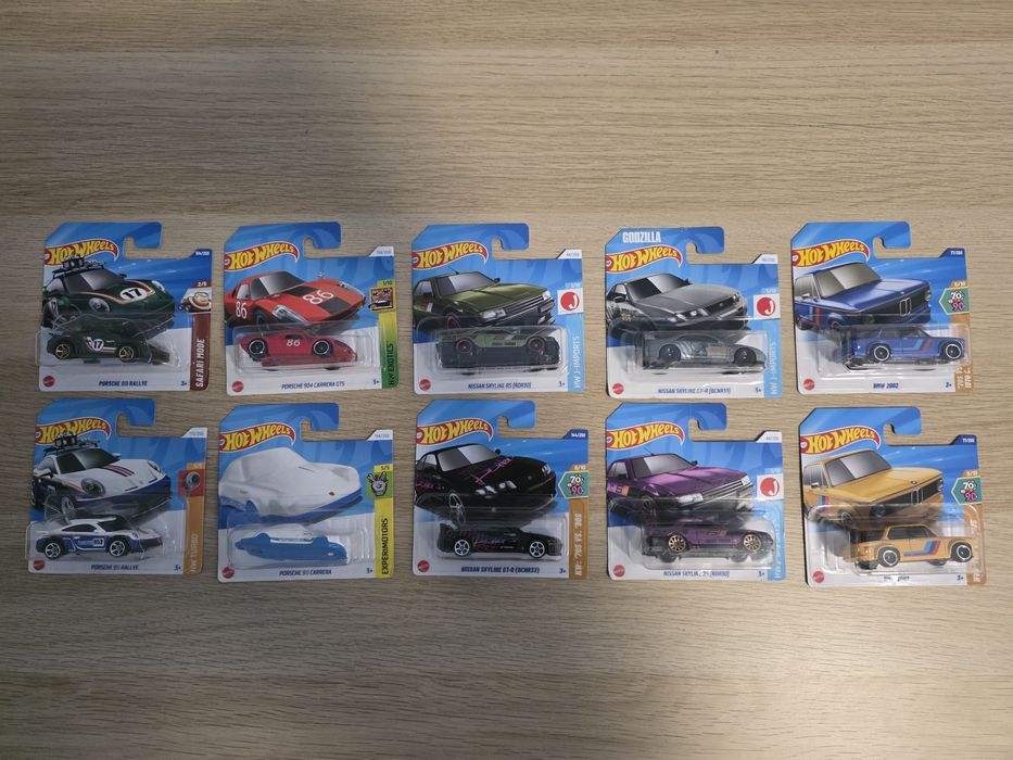 Hot wheels zestaw 10szt