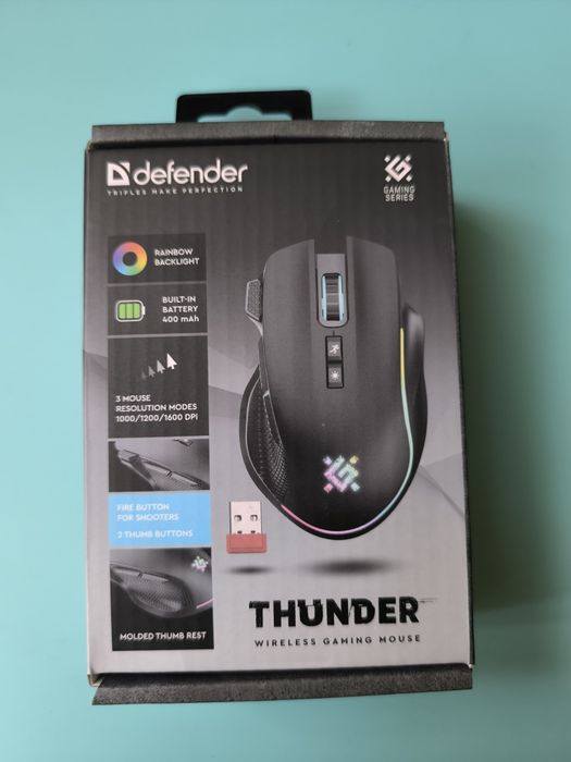 Mysz bezprzewodowa defender nowa