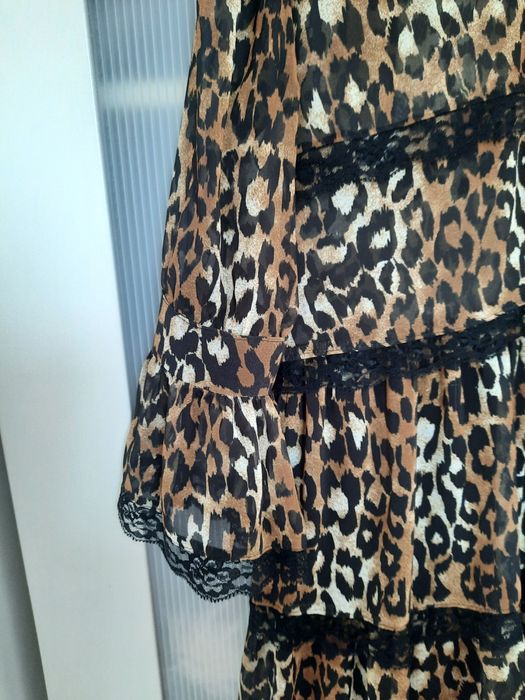 Sukienka MINOUU panterka rozm. 38