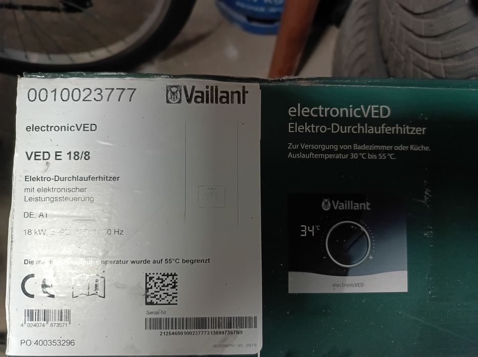 Vaillant 18 kw - 3 fazowy