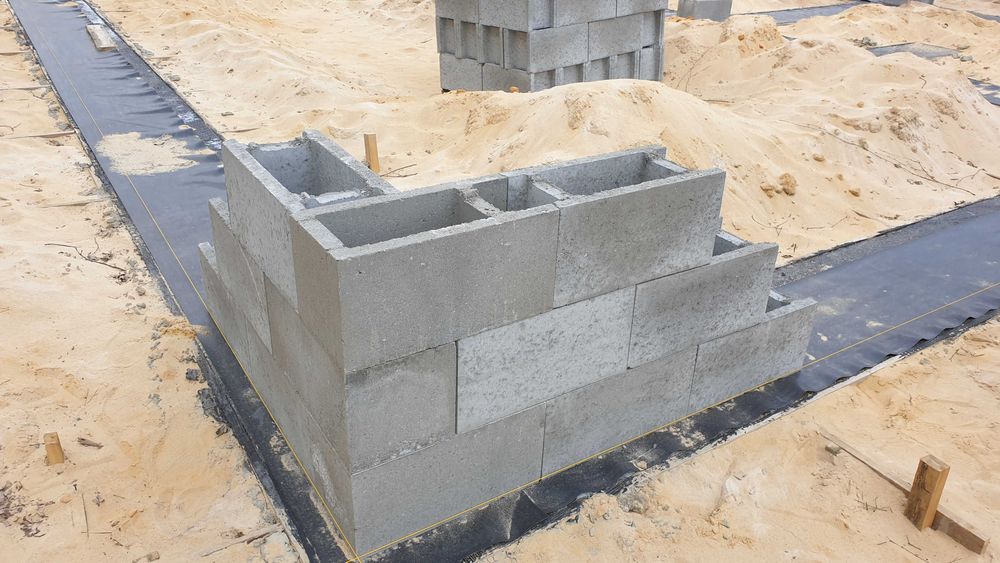 Pustak Szalunkowy 24 cm zalewowy betonowy , 30 cm , 20 cm OGRODZENIOWY