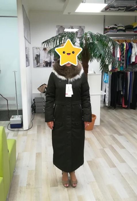 Пальто (пуховик) Qarlevar размер S