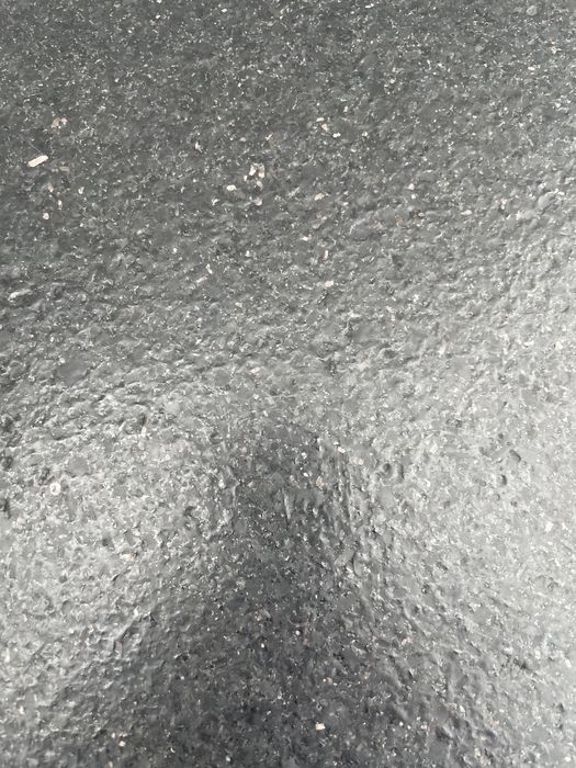 Stolik żeliwny blat matowy szatyna