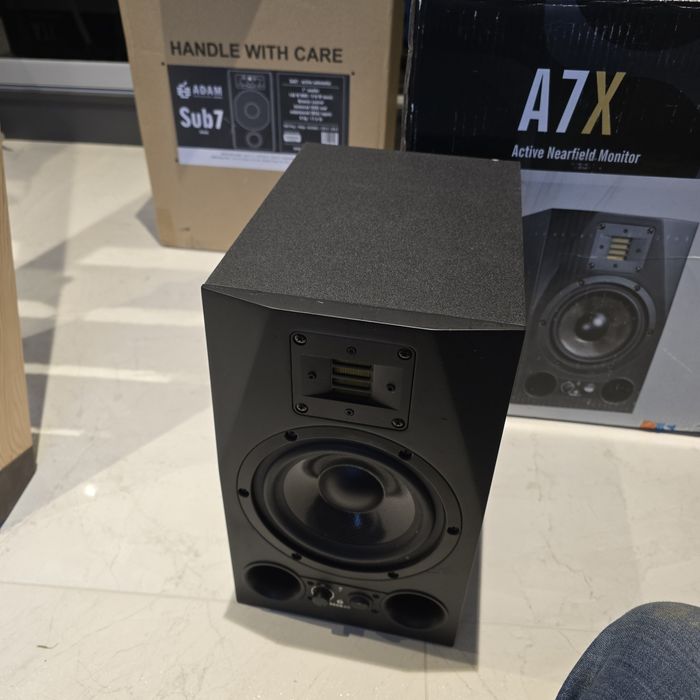 Monitory Adam A7X, SUB7, presonus monitor, stojaki
