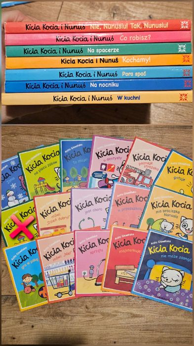Książeczki Kicia Kocia zestaw 22 szt.