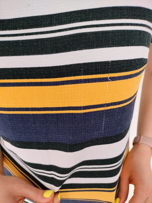 Sukienka w paski Reserved 38 na codzien do pracy