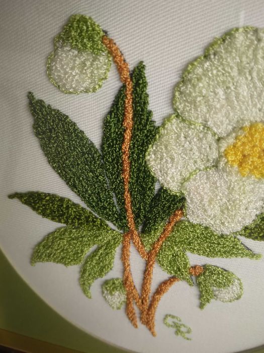 Quadro bordado manualmente