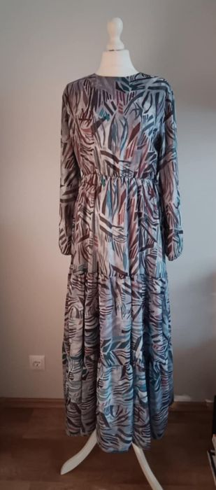 Maxi sukienka marki Topless print geometryczny rozm 44