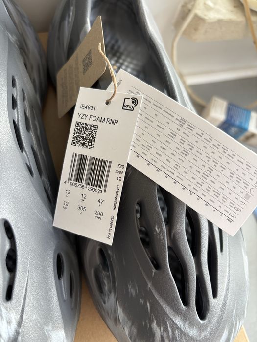 Buty Klapki Adidas Yeezy Foam RNNR Mx Granite 47