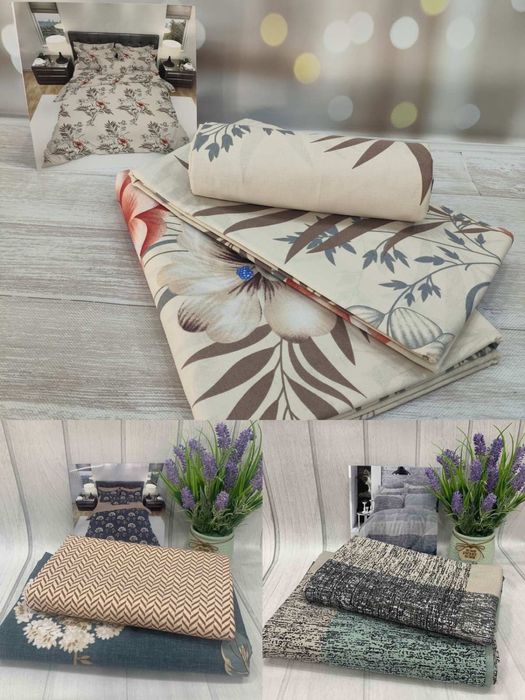 Комплект  постельного белья  бязь хлопок 100% Евро размер