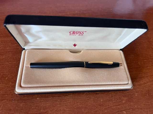 Estojo Caneta Tinta Permanente Cross, modelo Classic Century Matte Black