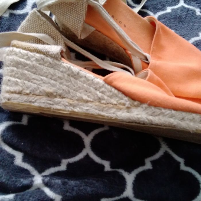 Espadryle  na koturnie 39