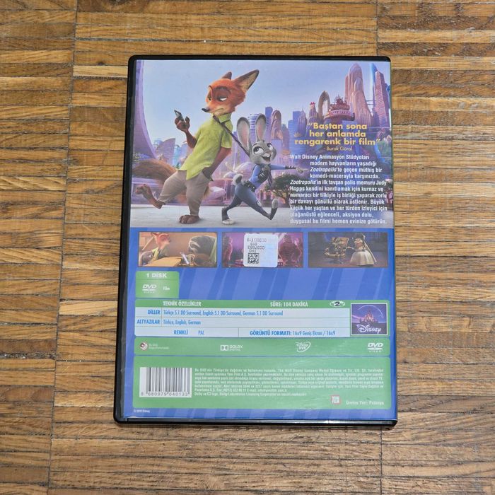Film DVD Zwierzogród Zootropolis