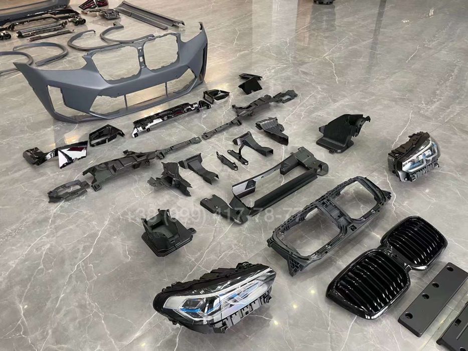 Рестайлинг BMW X3 M LCI G01 F97 Бампер Ноздри Обвес Фары Фонари Пороги