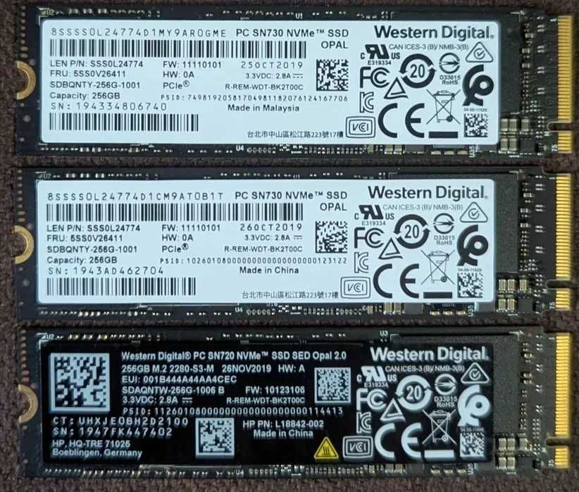 SSD M2 2280  Nvme/Sata3  256-512-1000GB  !!!