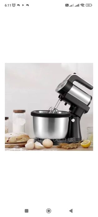 Хіт продажу.Гарантія. 1000W. Потужний міксер з чашею Sokani