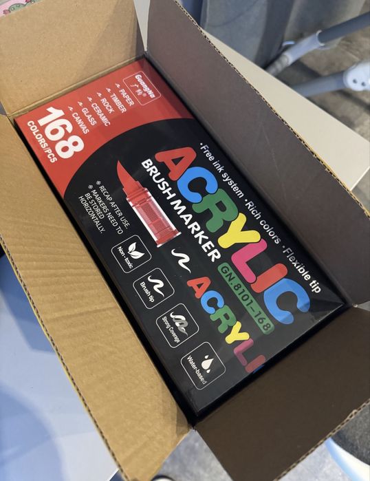 Маркери акрилові Guangna 168