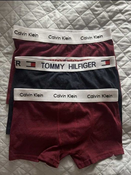набір трусів розмір М calvin klein tommy ціна за 3 шт