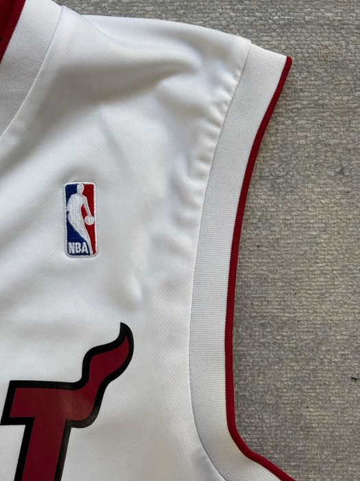 Adidas NBA Miami Heat LeBron James 6 Jersey Biała Rozmiar S Męski