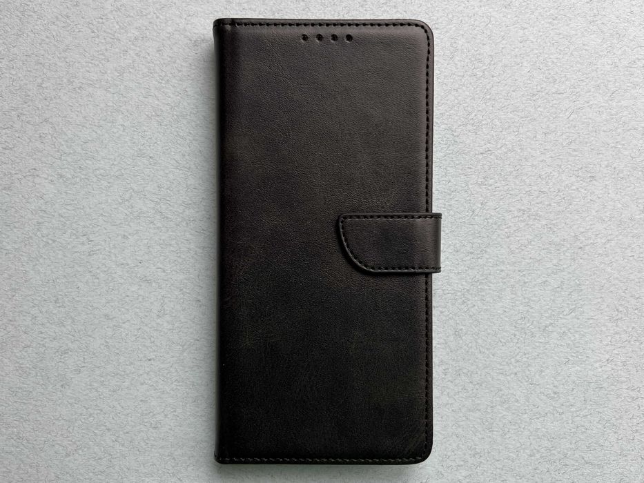 Redmi Note 10 Pro чохол-книжка Wave Fold Black чорний еко шкіра чехол