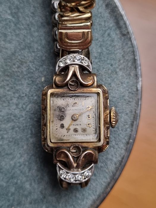 Винтажные женские позолоченые часы