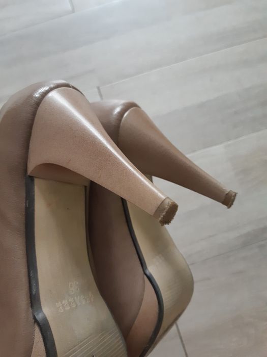 Szpilki nude rozm 36
