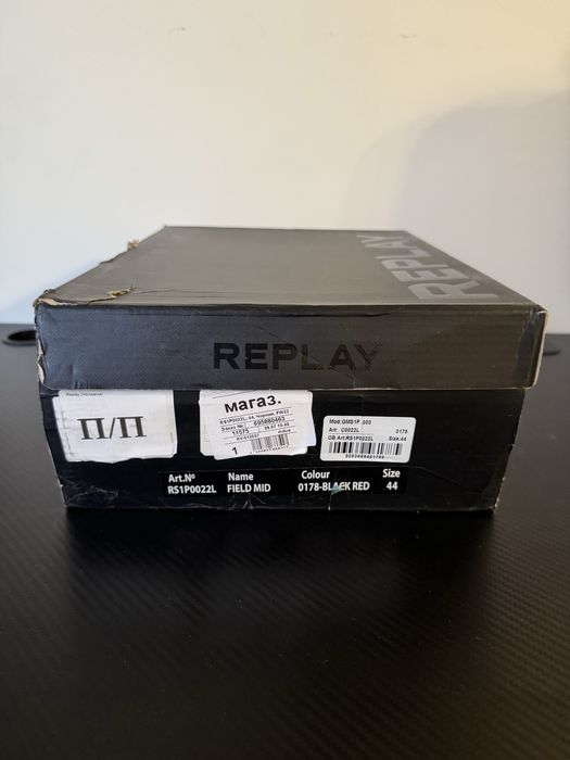 Чоловічі кросівки хайтопи Replay FIELD MID, всесезон, зимові