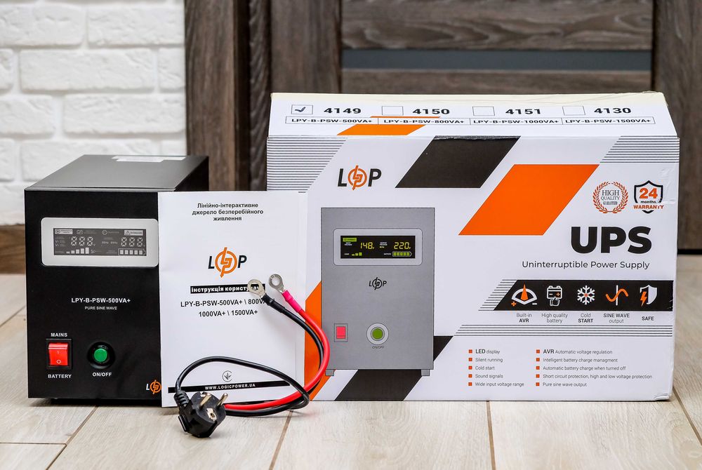 ДБЖ LPY-B-PSW-500VA+ ( Інвертор + Бесперебійник + Стабілізатор )