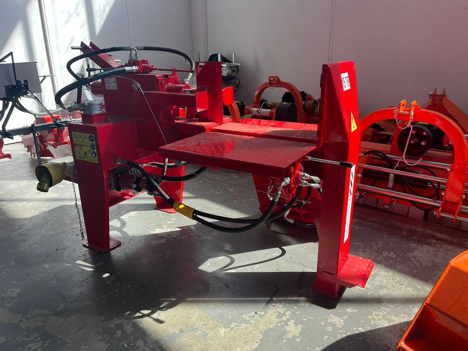 Rachador de lenha p/ trator 15T c/ Plataforma elevatória NOVO