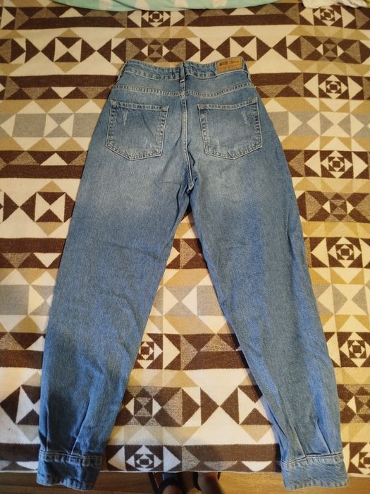 Джинси МОМ з манжетами