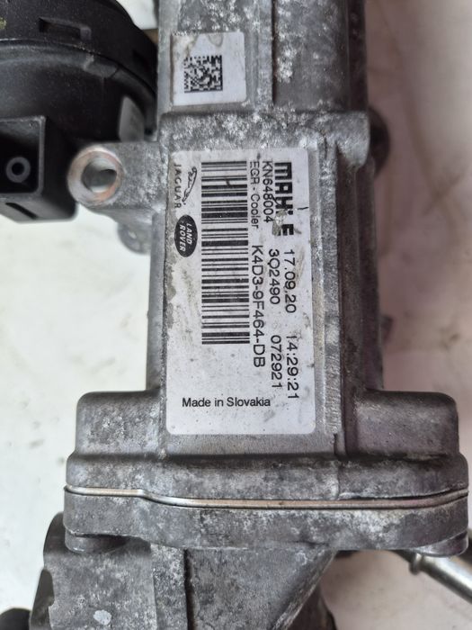 Chlodnica spalin EGR Range Rover Evoque K4D3-9F464-DB