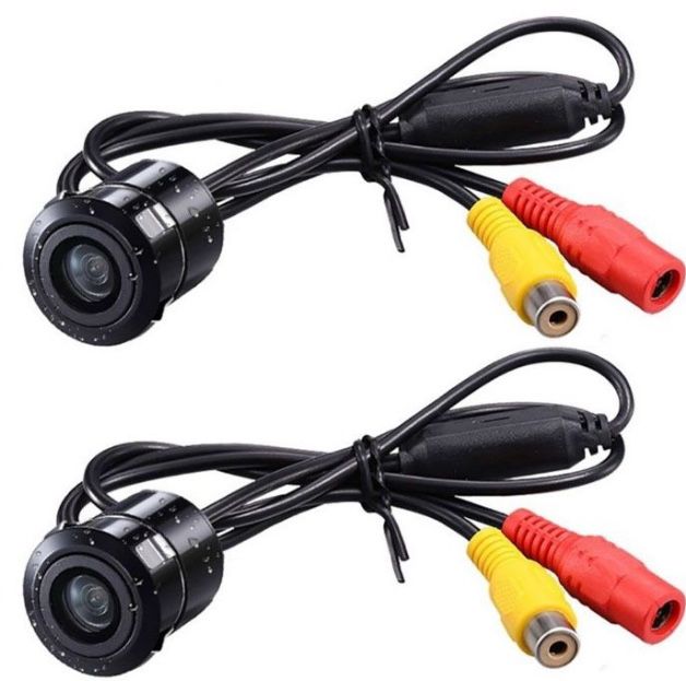 Camera redonda traseira